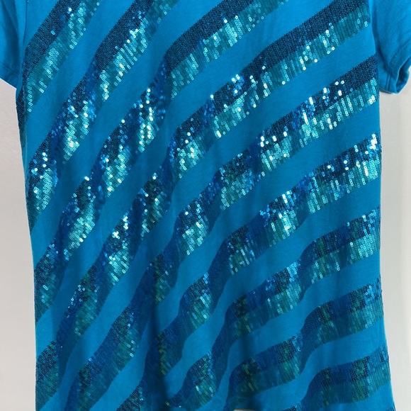 Dressbarn Short Sleeve Pullover Embellished Front Top Size 2X - Picture 3 of 10